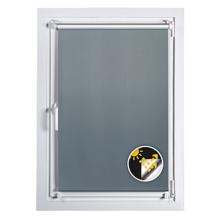 Foto 2 | Persiana Enrollable Stor Planet Blackout Easyfix color Plata 90 x 180 cm