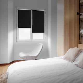 Foto 5 | Persiana Enrollable Stor Planet Blackout Easyfix color Negro 75 x 180 cm