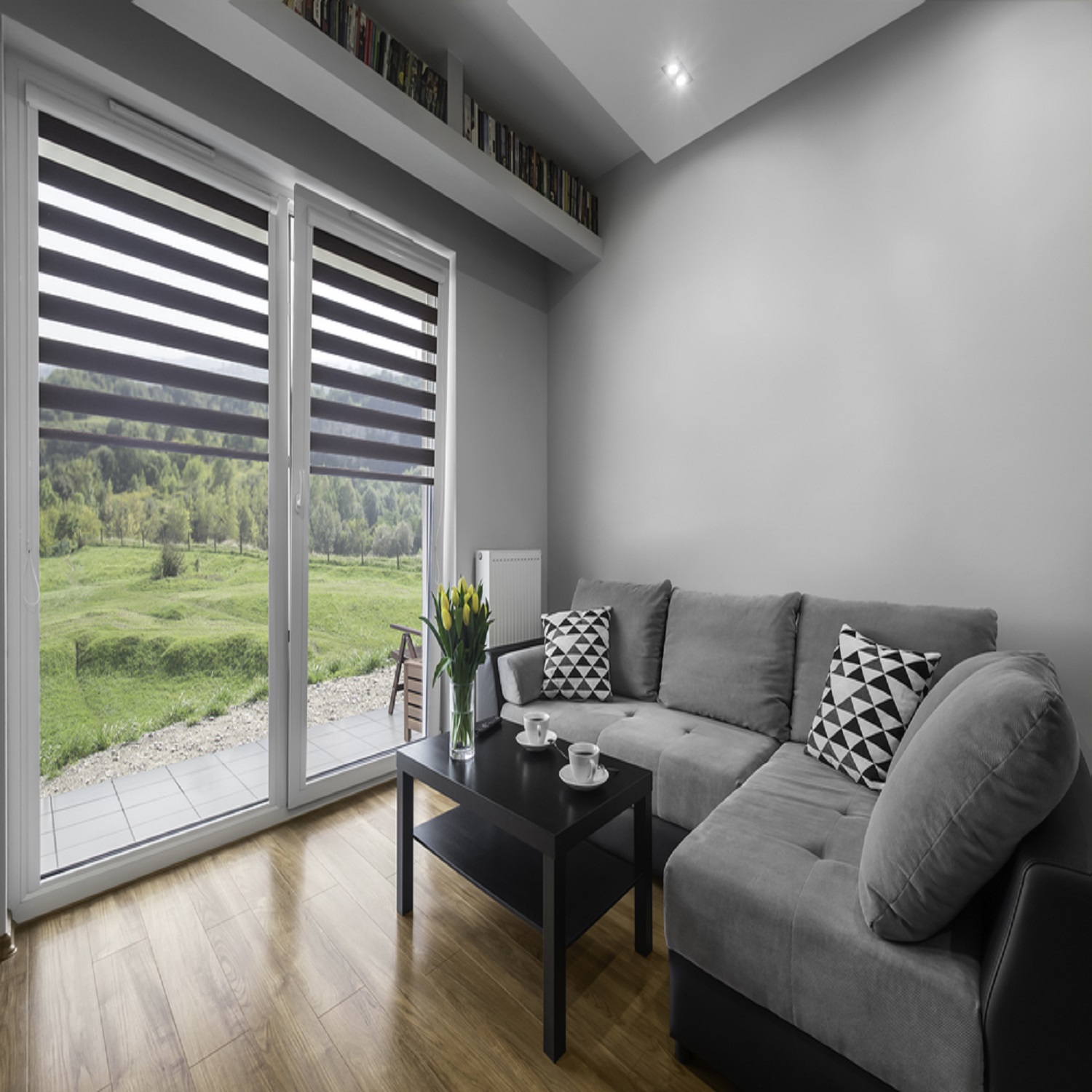 Foto 8 pulgar | Persiana para Ventana Decoking Sheer Elegance Enrollable Horizontal 120 X 180 cm Lino Blanco
