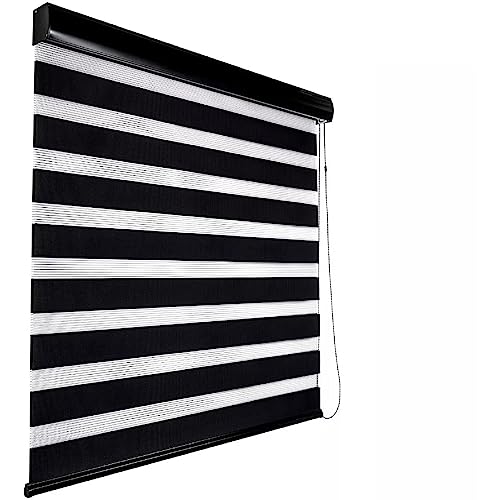 Foto 2 | Persiana para Ventana Decoking Sheer Elegance Enrollable Horizontal 200 X 240 cm Negra