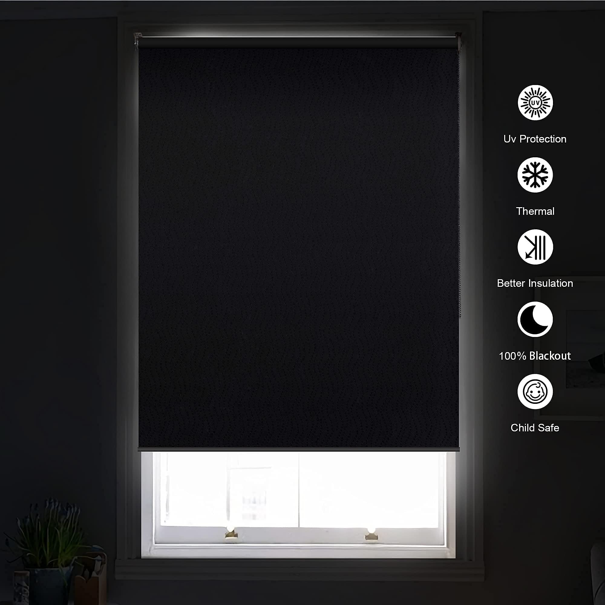 Foto 7 | Persianas Enrollables Homebox, 100% Jacquard A Rayas Opacas - Venta Internacional.