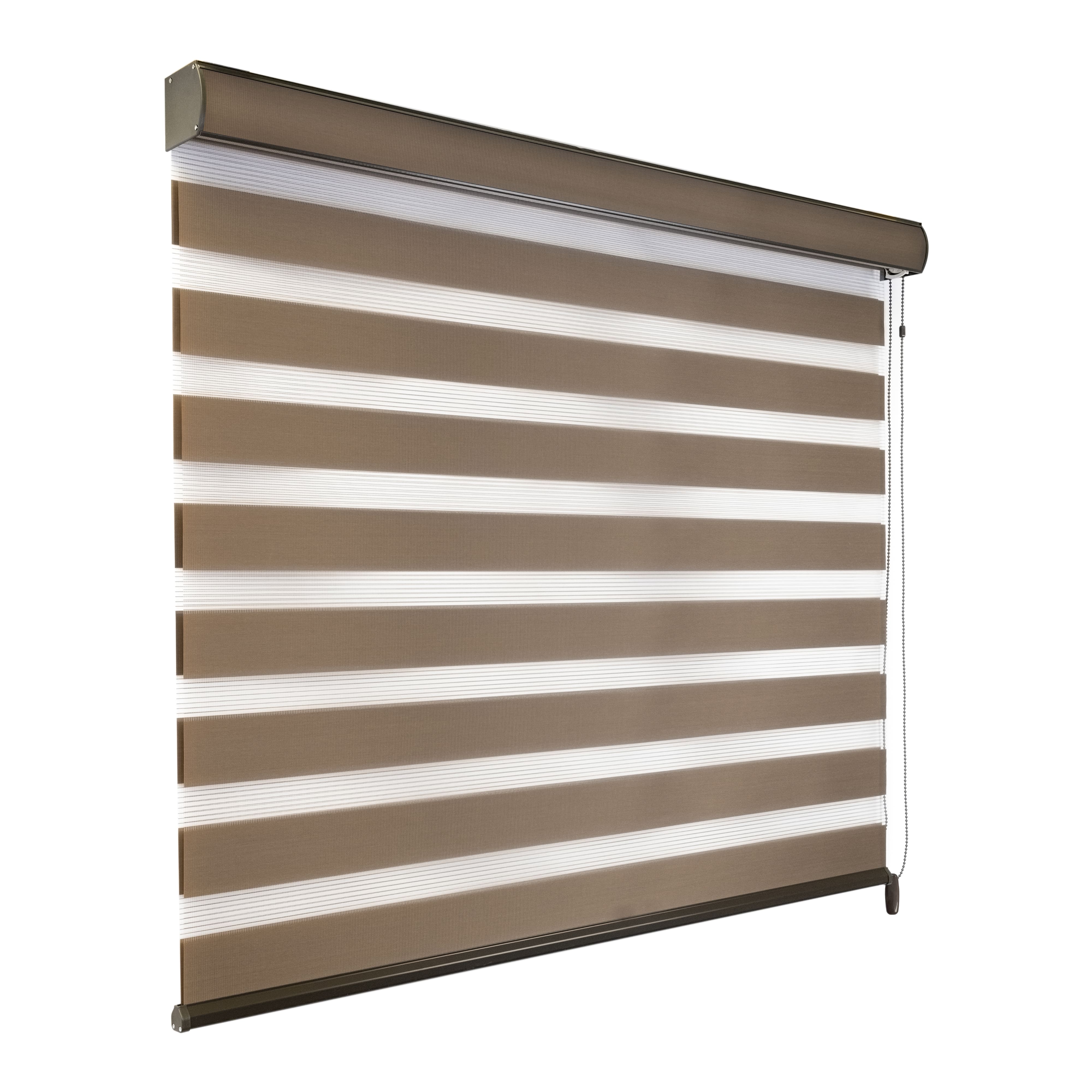 Foto 2 | Decoking Persiana Para Ventana Sheer Elegance Enrollable Horizontal 140cm Ancho X 180cm Alto Hecha En México Coffee