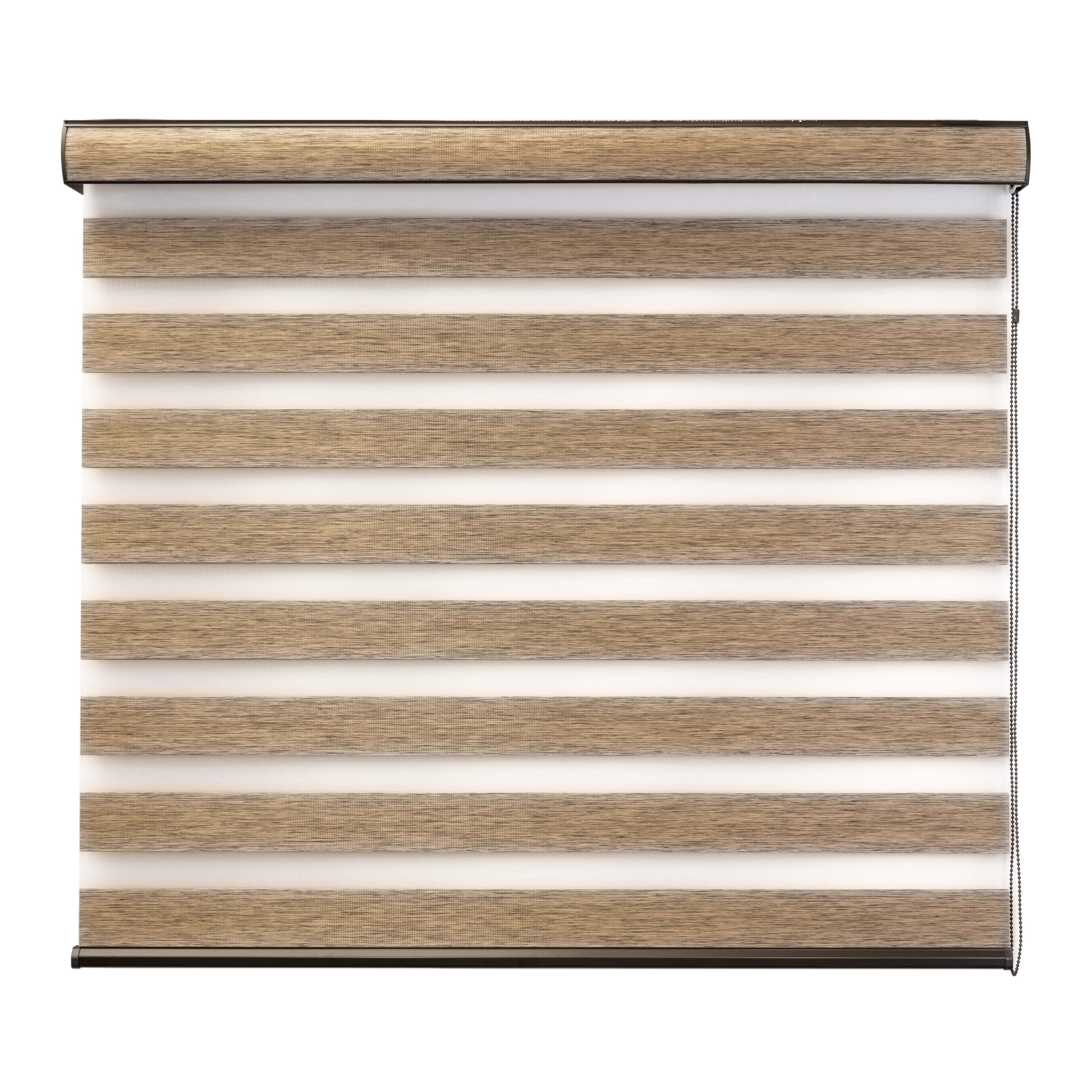 Foto 2 pulgar | Decoking Persiana Para Ventana Sheer Elegance Wood Desing Enrollable Horizontal 120cm Ancho X 200cm Alto Hecha En