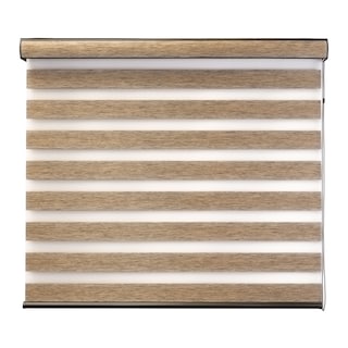 Foto 1 | Decoking Persiana Para Ventana Sheer Elegance Wood Desing Enrollable Horizontal 120cm Ancho X 200cm Alto Hecha En