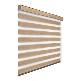 Foto 2 | Decoking Persiana Para Ventana Sheer Elegance Wood Desing Enrollable Horizontal 120cm Ancho X 200cm Alto Hecha En