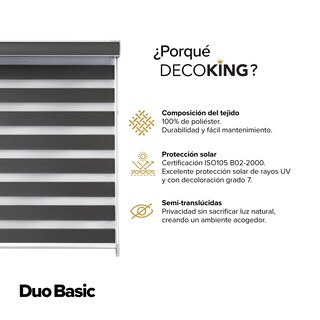 Foto 7 | Decoking Persiana Para Ventana Sheer Elegance Enrollable Horizontal 140cm Ancho X 220cm Alto Hecha En México Crema