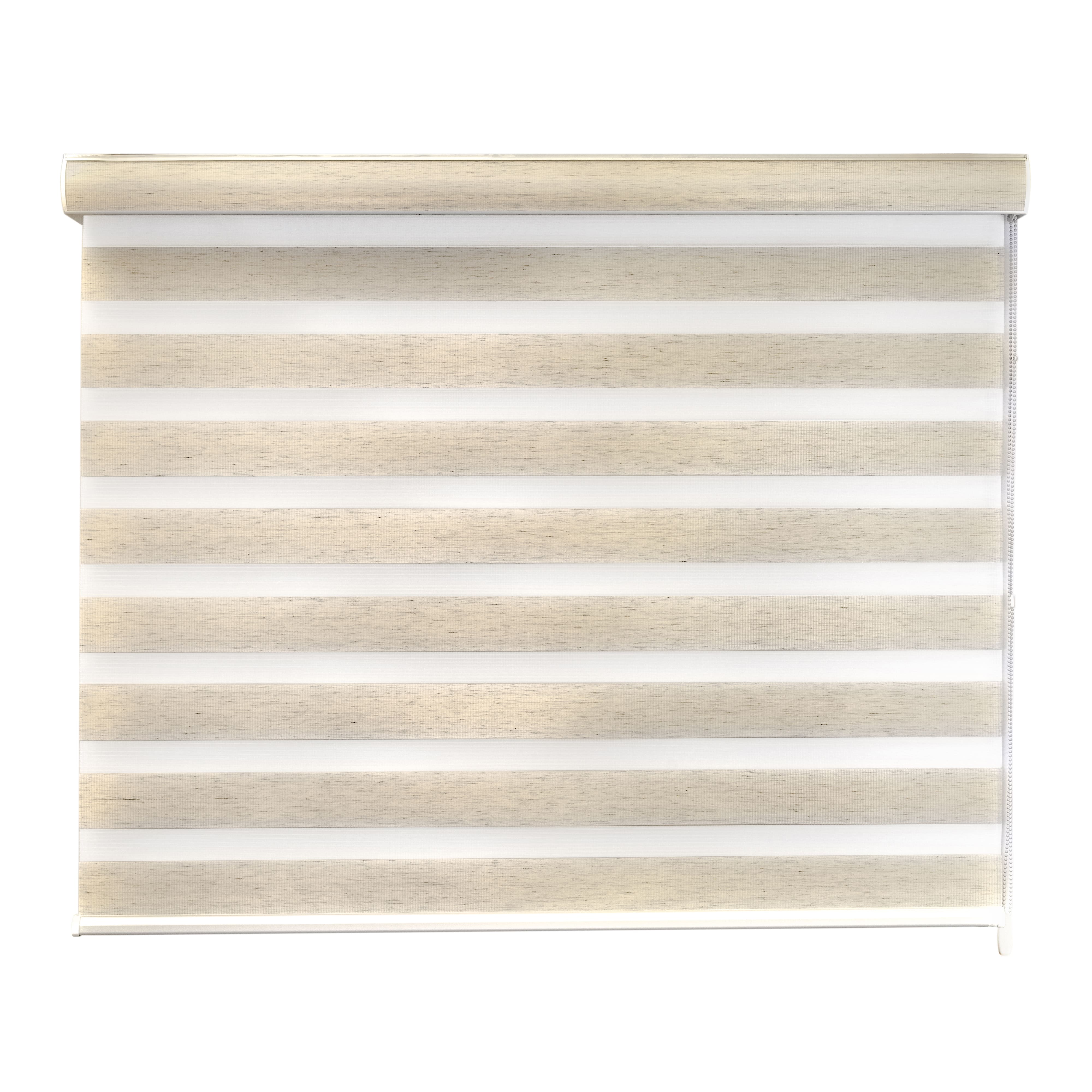 Persiana para Ventana DecoKing Enrollable Horizontal Linen Ivory 140 x 180 cm