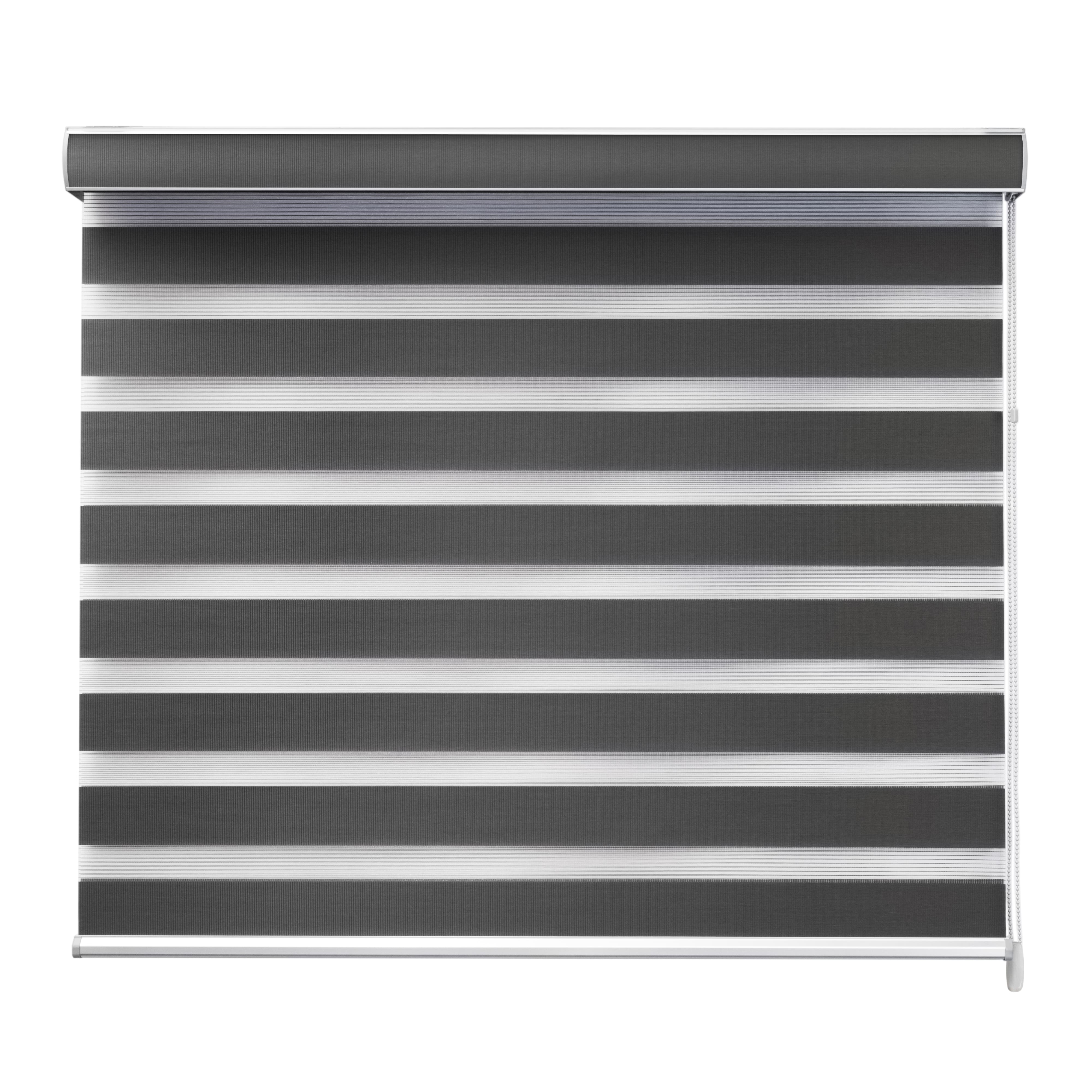 Persiana para Ventana DecoKing Enrollable Horizontal Gris Oscuro 140 x 220 cm