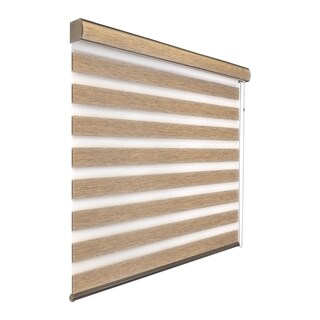 Foto 2 | Decoking Persiana Para Ventana Sheer Elegance Wood Desing Enrollable Horizontal 120cm Ancho X 180cm Alto Hecha En