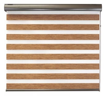 Foto 1 | Persiana Marais Enrollable Caqui Duo Woodline