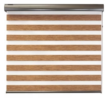 Foto 1 | Persiana Marais Enrollable Duo Woodline Caqui