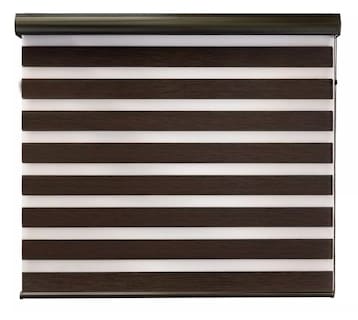 Foto 1 | Persiana Marais Enrollable Black Wood Duo Woodline 170 x 220 cm