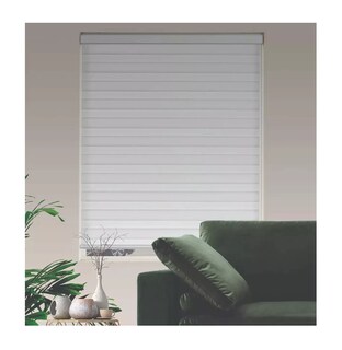 Foto 4 | Persiana Doble Capa Con Diseño De Cebra Enrollable 100x200cm Gris Con Blanco