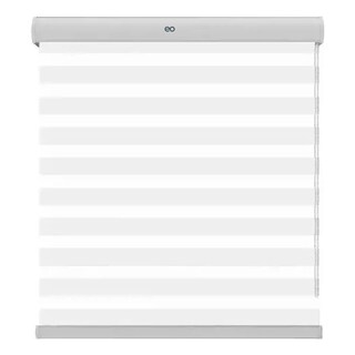 Foto 1 | Persiana Doble Capa 100x200 Cm Enrollable Eo Safe Imports Esi-20468 Blanco