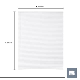 Foto 3 | Persiana Horizontal Enrollable Big Room 160 x 120 Ajustable Blanca
