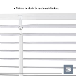 Foto 5 | Persiana Horizontal Enrollable Big Room 160 x 120 Ajustable Blanca