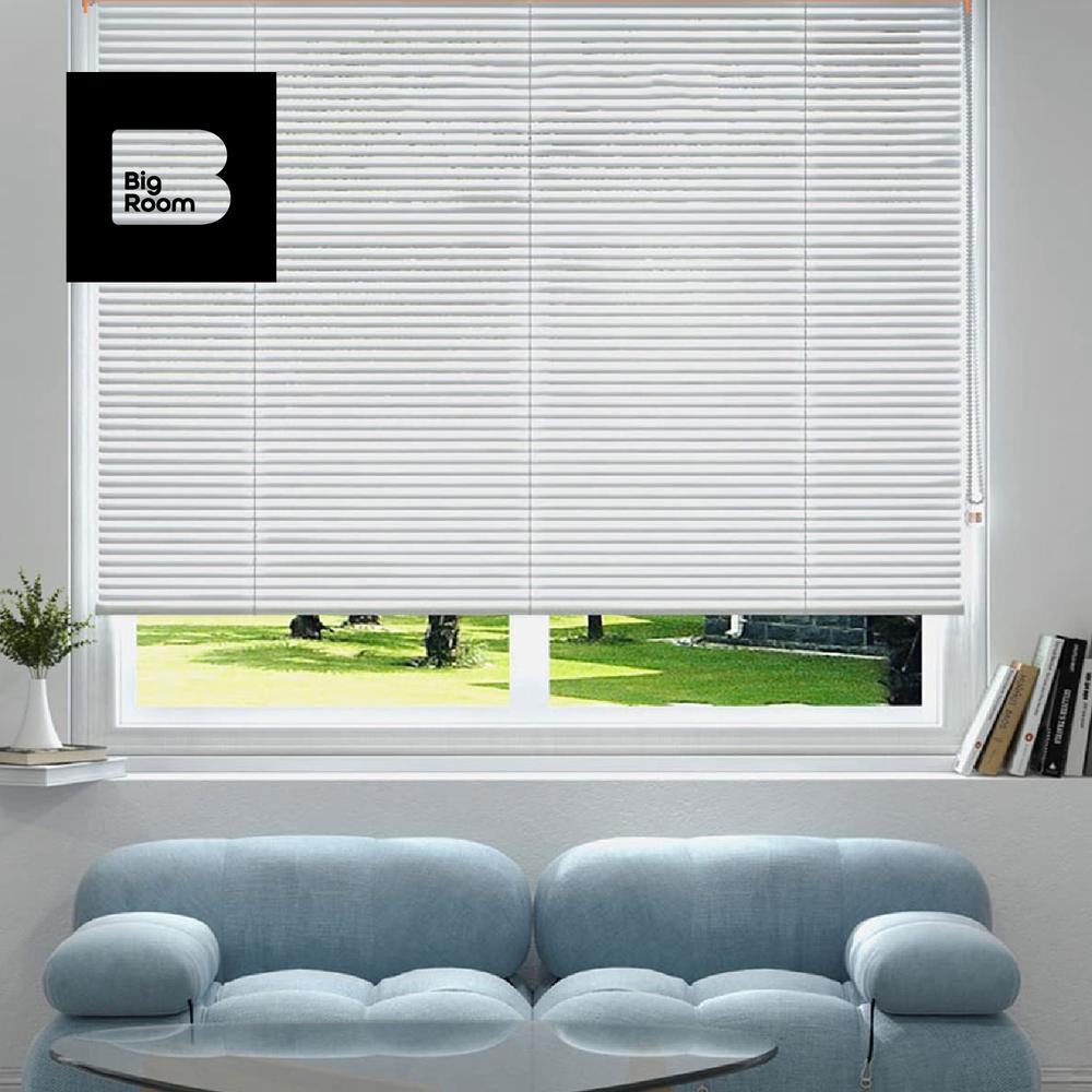 Foto 7 | Persiana Horizontal Enrollable Big Room 160 x 120 Ajustable Blanca