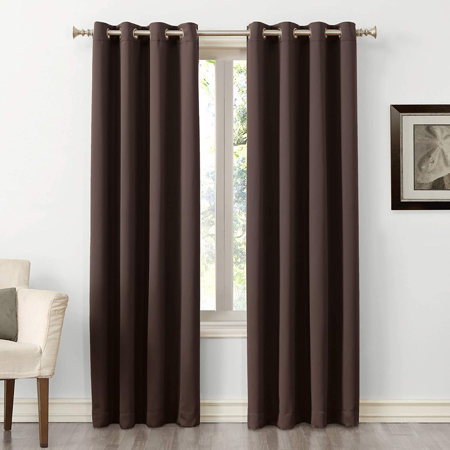 Cortinas Blackout 2 Paneles 2.14m Ancho X 1.30m Largo