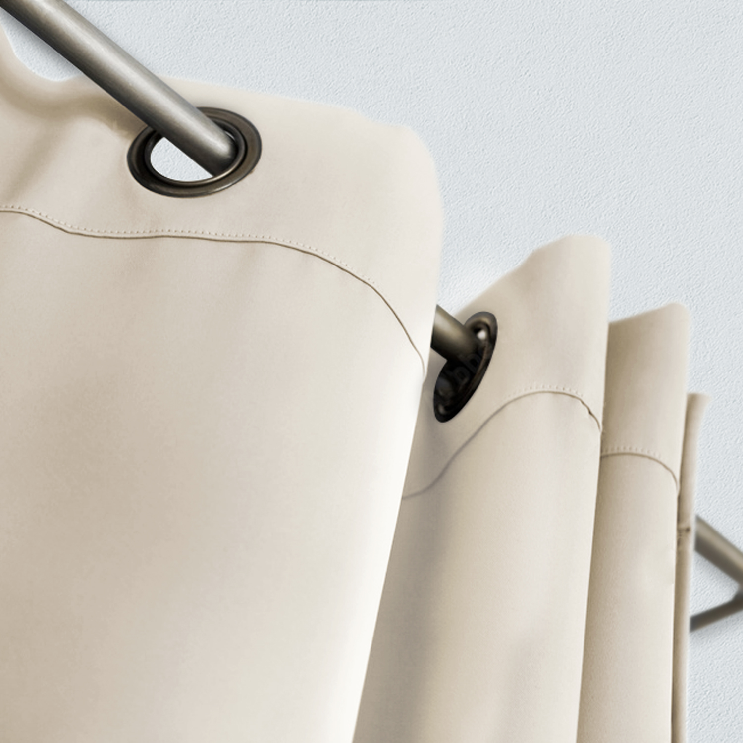 Foto 3 | Cortina Beige Blackout Gruesa Ventana 274 X 213 Cm Dos Paneles