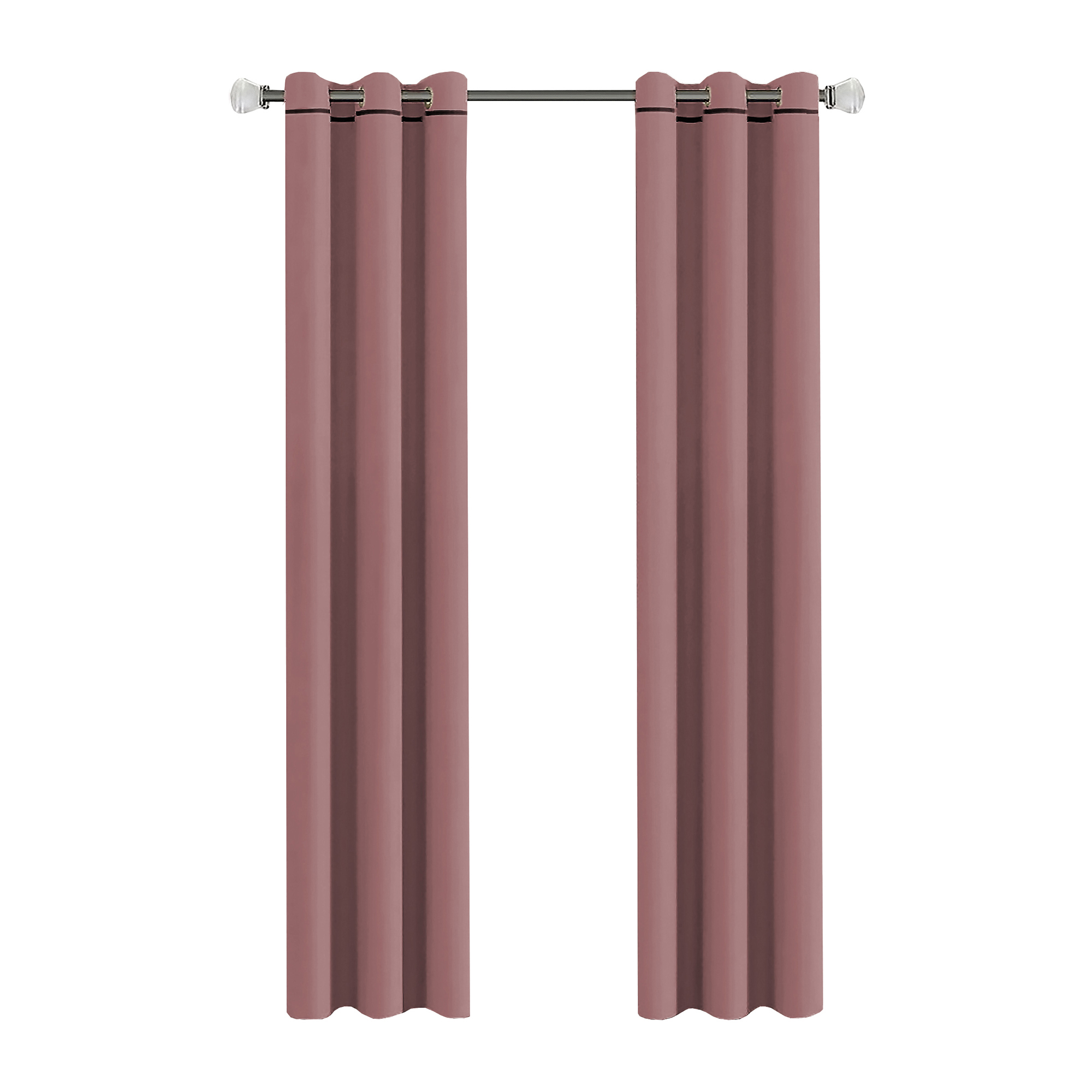 Foto 2 pulgar | Cortinas Black Out Aquila C8080 color Rosa Palo Lisas con Argollas