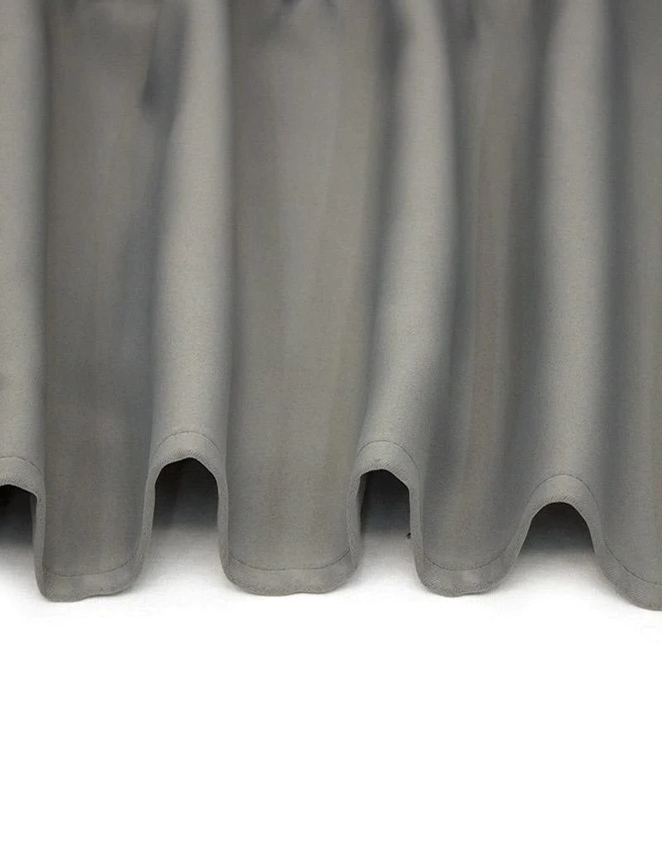 Foto 4 pulgar | Cortinas Vianney Blackout Larga Catania color Gris