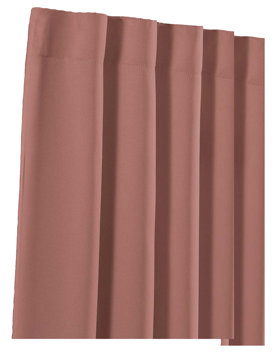 Foto 2 pulgar | Cortinas Vianney Blackout Larga Catania Deep Rose color Azul