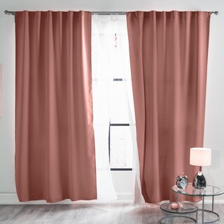 Foto 2 | Cortinas Vianney Blackout Larga Catania Deep Rose color Azul
