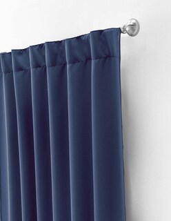 Foto 2 | Cortinas Vianney Catania color Azul 2 Piezas