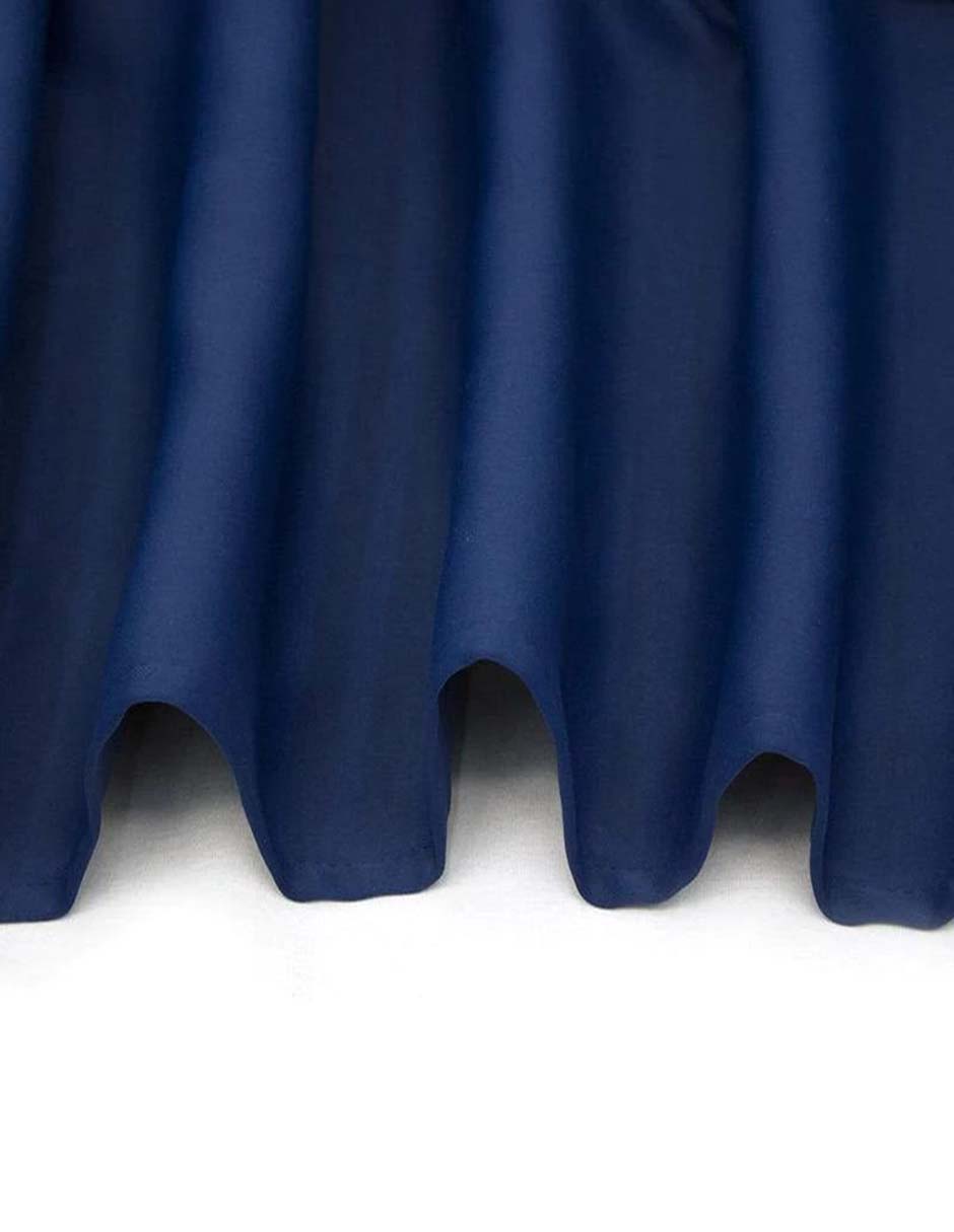 Foto 5 pulgar | Cortinas Vianney Catania color Azul 2 Piezas