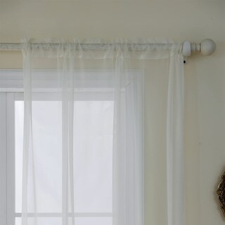 Foto 2 | Cortina Traslucida Aquila Blanco 1 Panel 140x210