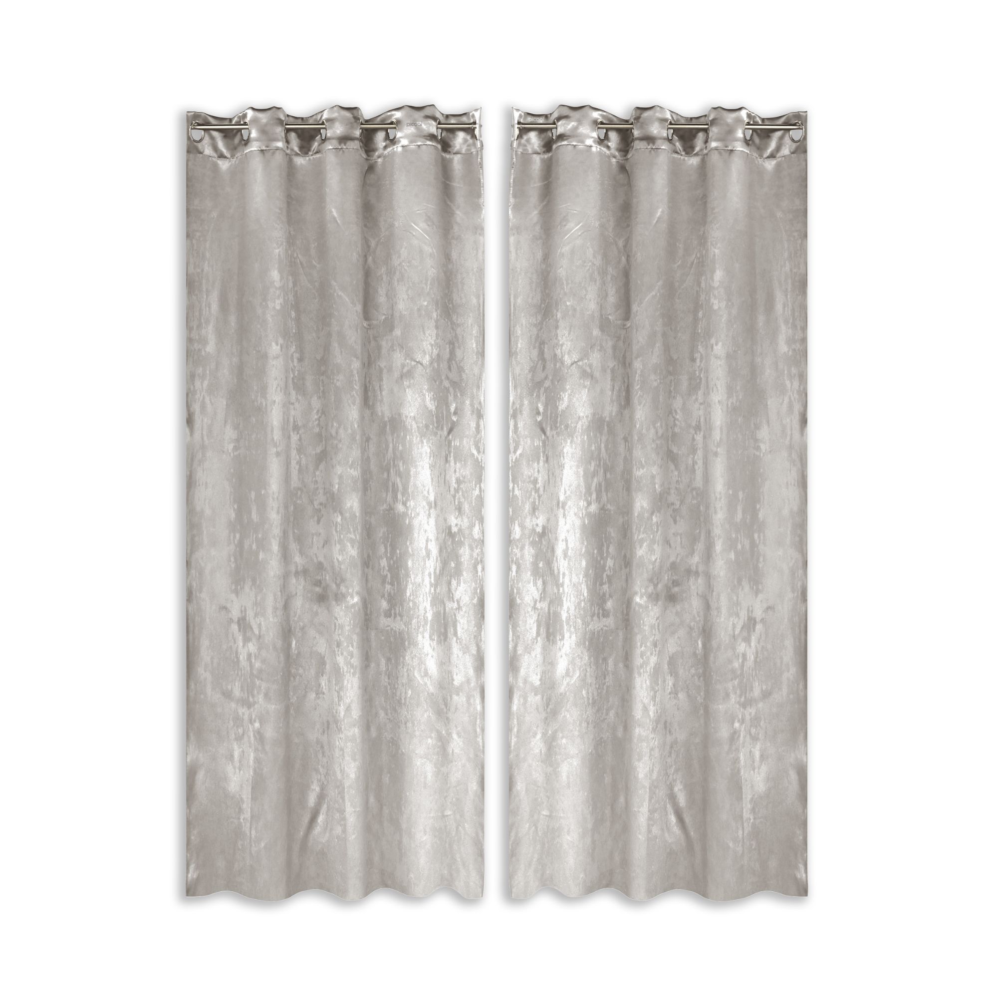 Foto 3 pulgar | Cortinas para Ventana Picool JM2545 color Gris Blackout Aislamiento 132 X 214 CM 2 PZAS