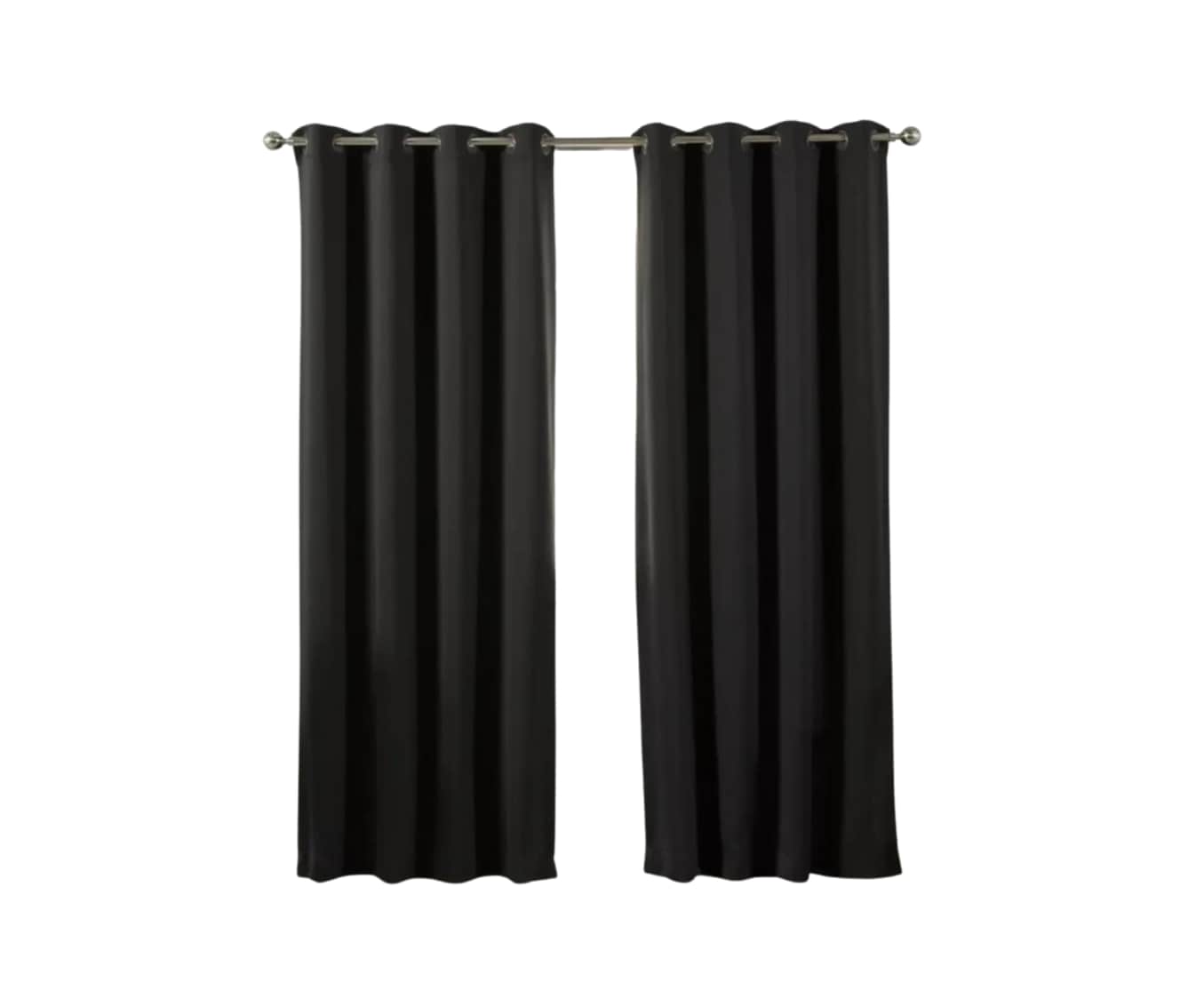 Foto 2 pulgar | Cortinas Blackout Funbu para Ventana Decoración 132x160cm 2pzs Negro