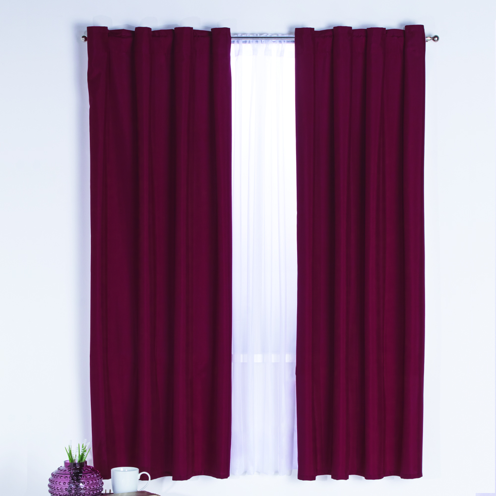 Foto 2 | Cortinas Decorativas Concord CDEU350 Vino