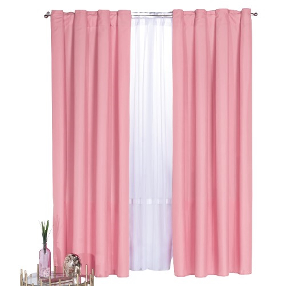 Cortinas Decorativas Concord CDEU351 Rosa