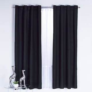 Foto 2 | Cortina Decorativa Concord CDEU356 Negro
