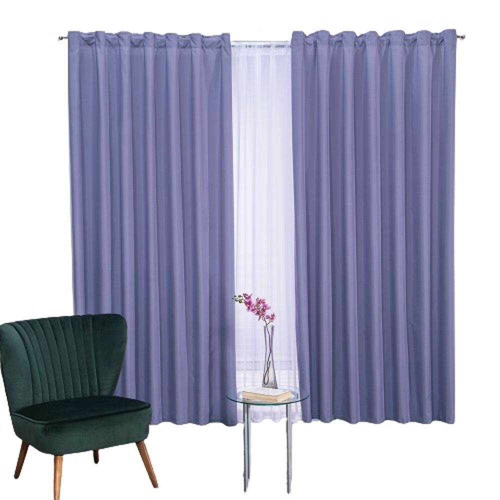 Cortina Decorativa Neo Lavanda Estándar Colchas Concord