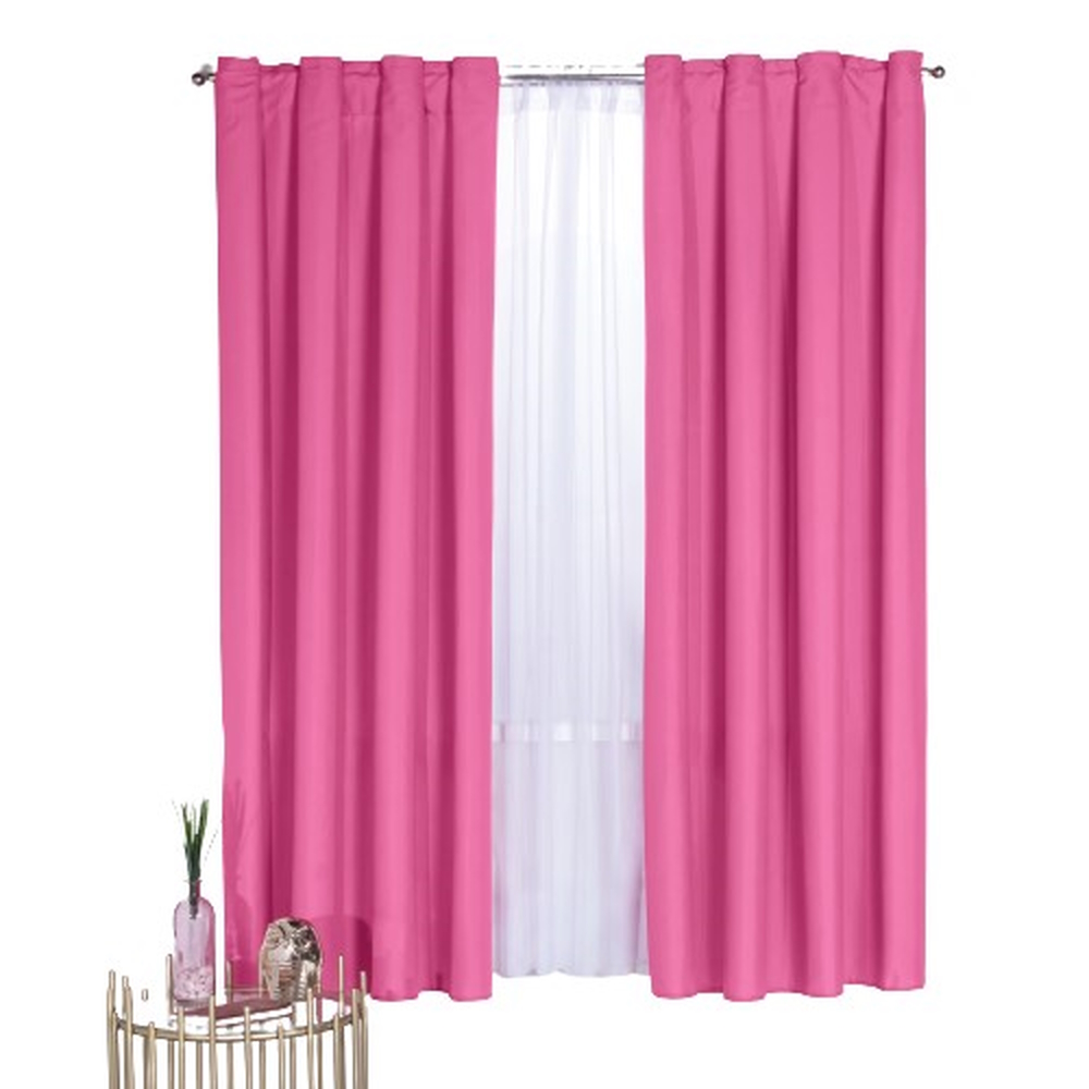 Cortina Decorativa Concord CDEU355 Rosa