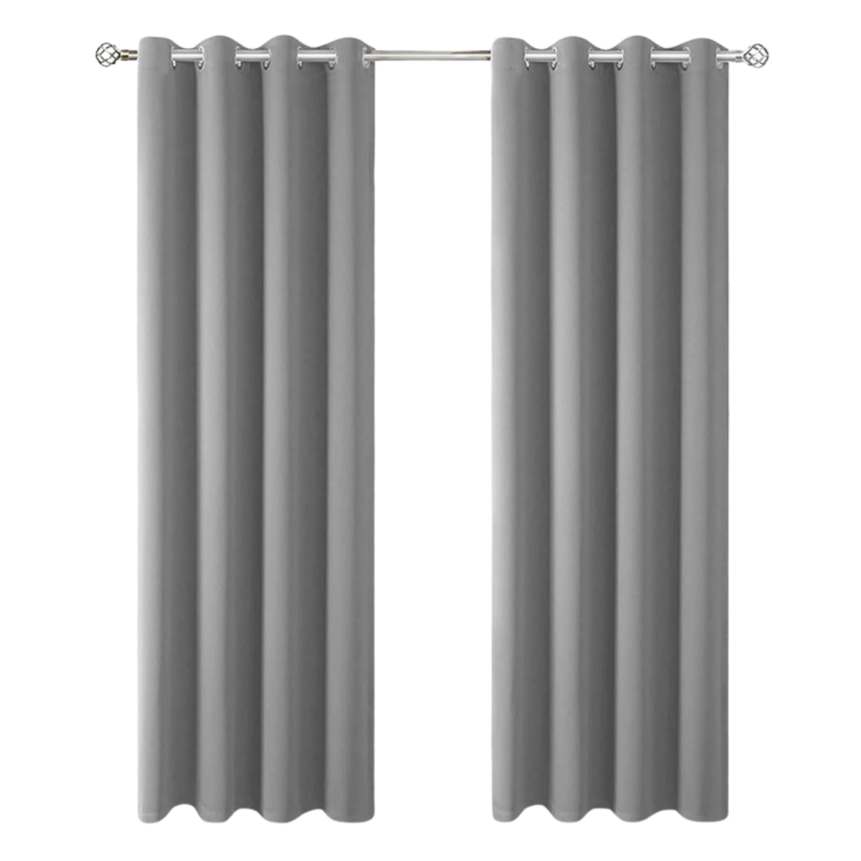 Cortinas B.Kind & Beyond Blackout Gris 2 Paneles