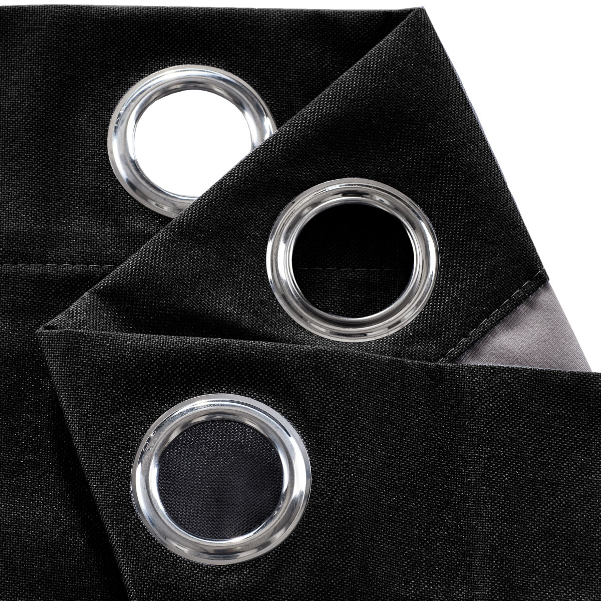 Foto 4 pulgar | Cortinas Blackout Thermal Negras
