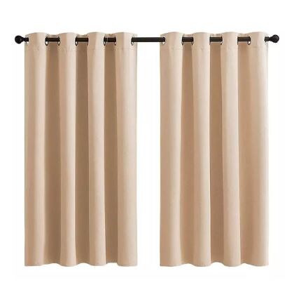 Cortinas 2 Paneles 215 x 135 cm Beige $836