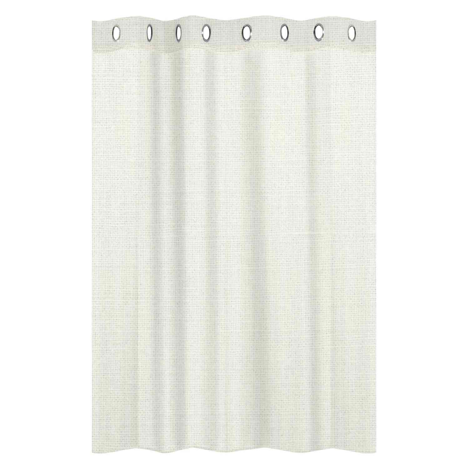 Foto 2 pulgar | Cortinas Traslucidas Lino Texturizado Rack & Pack 270x215cm 2 Piezas Ivory