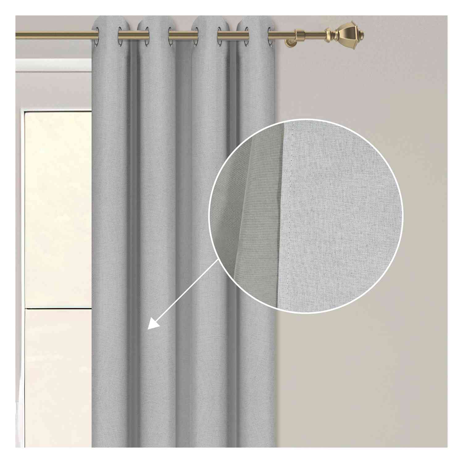 Foto 5 | Cortinas Blackout Largas Rack & Pack 275 x 216 cm 2 Piezas Blancas