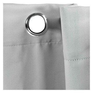 Foto 4 | Cortina Blackout Corta Ventanas Hogar 214x160 2 Piezas Gris