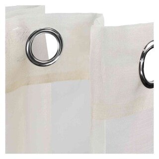 Foto 3 | Cortinas Traslucidas Lino Texturizado Rack & Pack 270 x 215 cm 2 Piezas