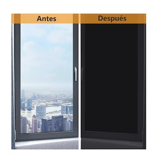 Foto 4 | CortinasBelug Portátiles 1.45 X 4 m color Negro 4 Piezas