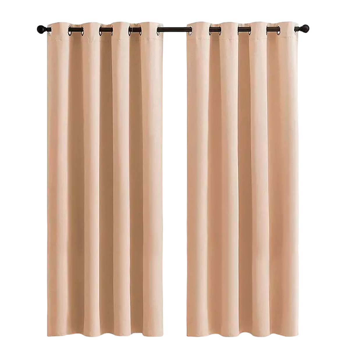 Foto 2 pulgar | Cortinas Kitul Blackout Plus Belug  con Aislamiento Térmico 2 Paneles color Beige