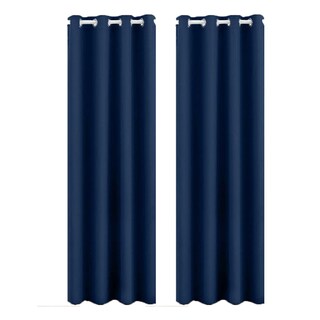 Foto 1 | Cortinas Blackout Para Bloquear Luz Y Ruido Azul Marino Kyuden Home
