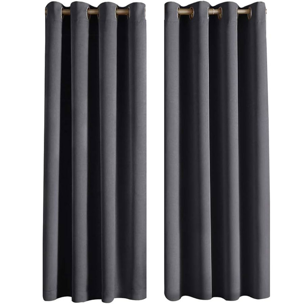 Foto 2 pulgar | Cortinas Blackout Para Bloquear Luz Y Ruido Gris Kyuden Home