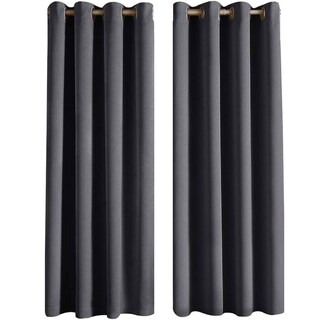 Foto 1 | Cortinas Blackout Para Bloquear Luz Y Ruido Gris Kyuden Home