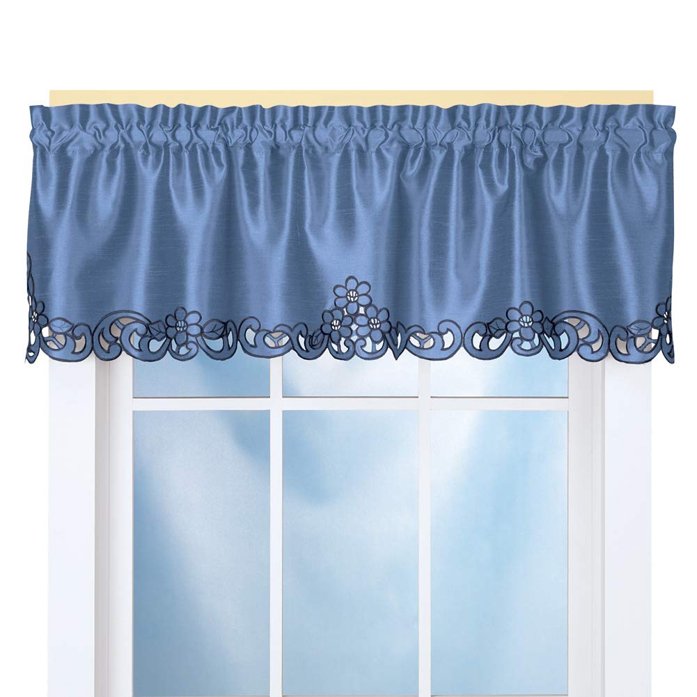 Foto 2 pulgar | Ventana Valance Collections Etc. Elegance Scroll Bordada - Venta Internacional.